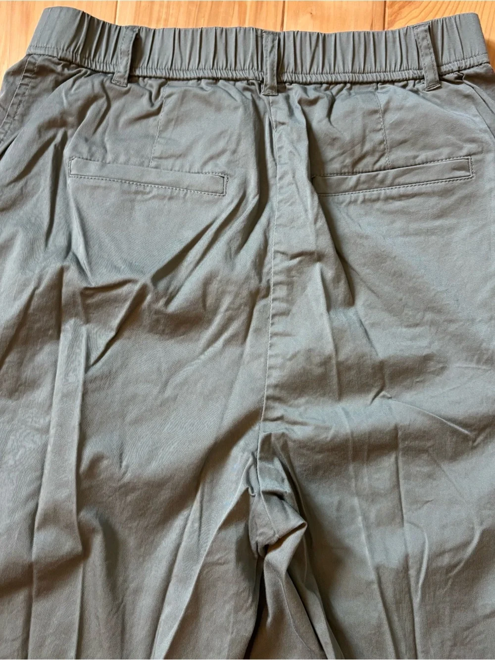 J. Crew Green High Rise Cotton Pants